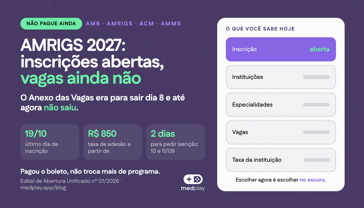 Candidato analisando documentos de edital de residência médica antes de concluir a inscrição