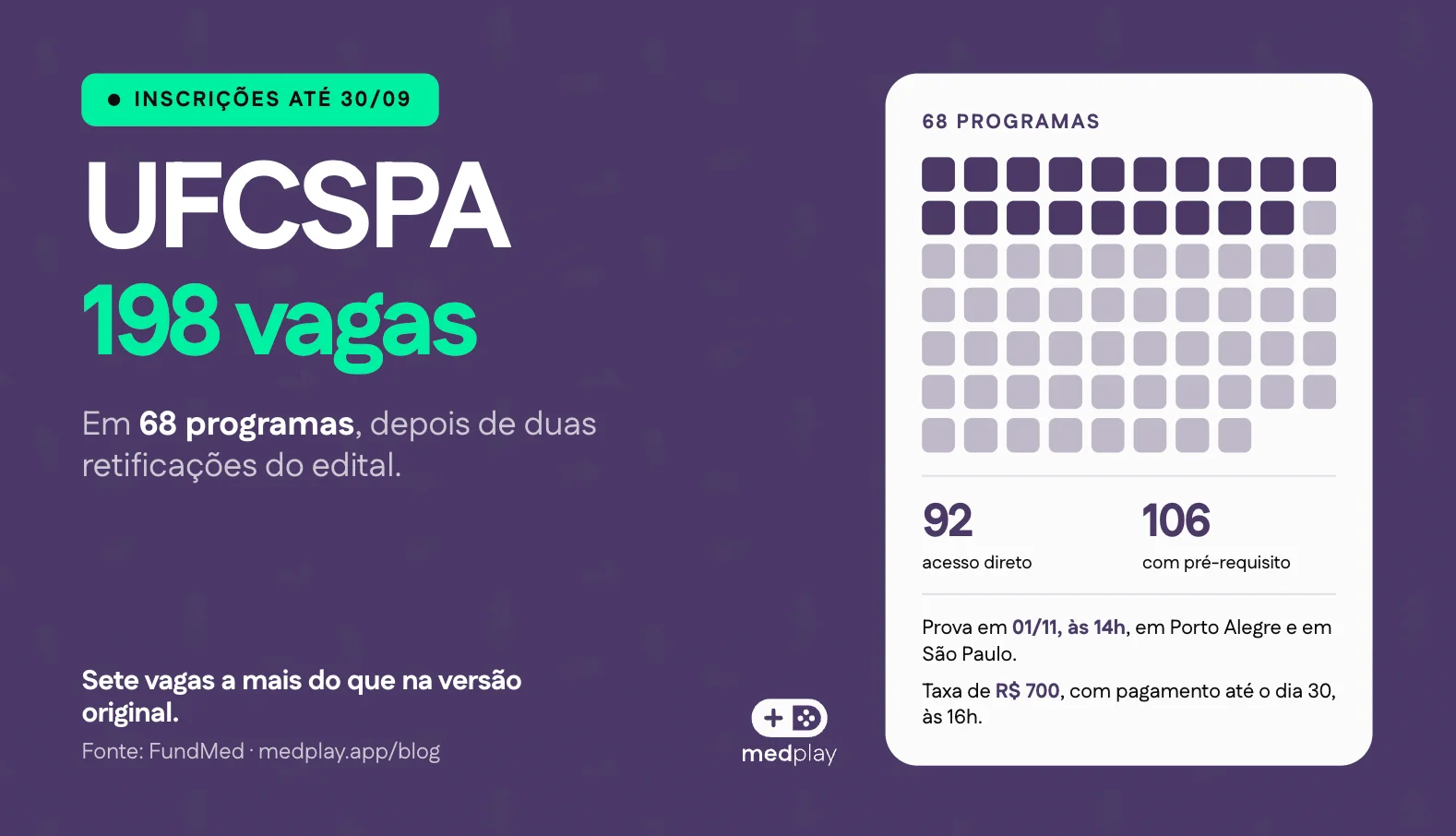 Campus da Universidade Federal de Ciências da Saúde de Porto Alegre, responsável pela residência médica em parceria com a Santa Casa